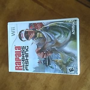 Wii U pro bass fishing game